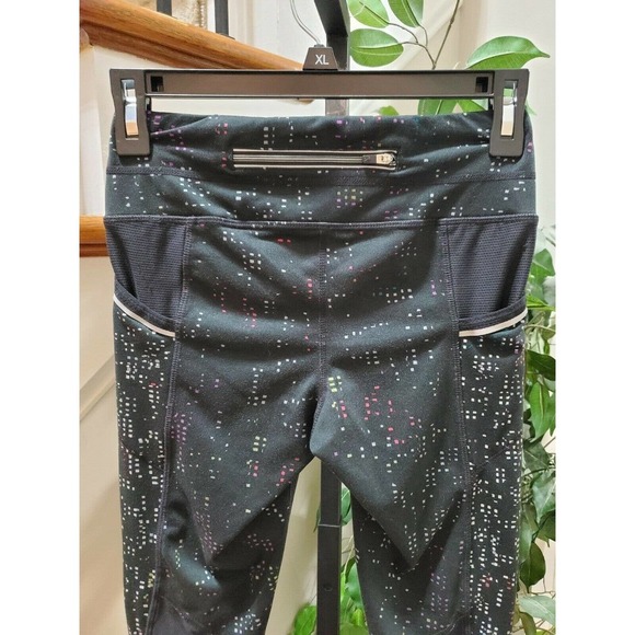 Athleta Women's Black Polyester Pull On Comfort Waist Athleticwear Leggings 2XS - Picture 7 of 11